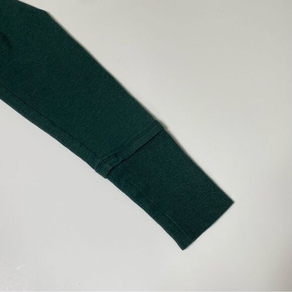 Soft Surroundings Green Cowl Neck Sweater W/ Floral Design On Back Womens Size S - Picture 3 of 15